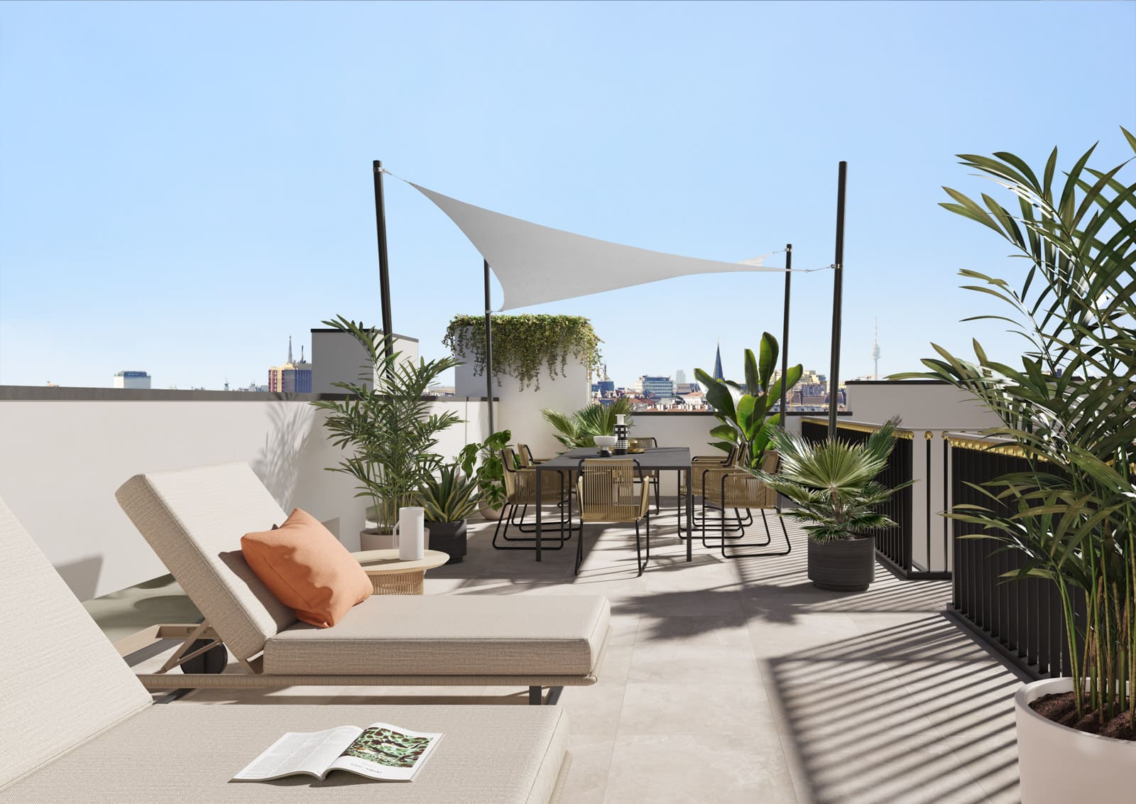 Traumhafte Dachterrasse Parkring 14 in Wien